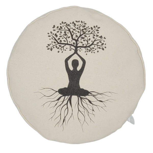 Luxus Yogakissen "Yoga-Baum sitzend"